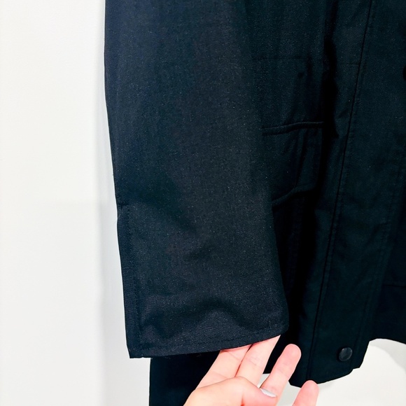 FEN-NELLI Black mid-season coat - Picture 3 of 9